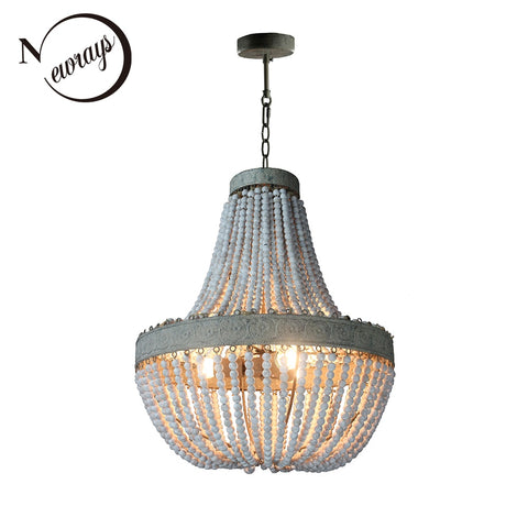 round wooden lamp